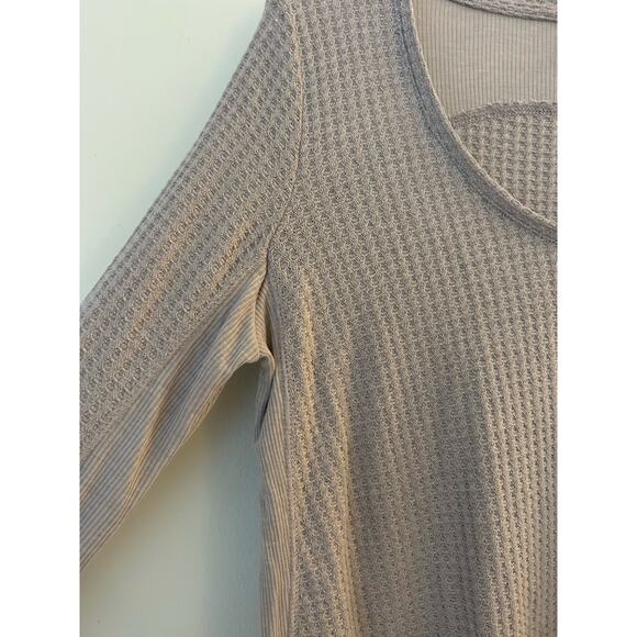 Wishlist Waffle Knit Thermal Top Size Small - Picture 4 of 8
